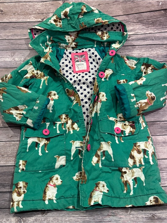 Mini Boden Other - Mini Boden green dog coat